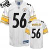 Cheap Lamarr Woodley Steelers Youth Jersey #56 White From China