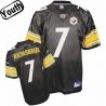 Cheap Ben Roethlisberger Steelers Youth Jersey #7 Black From China