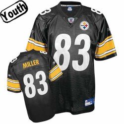 Cheap Heath Miller Steelers Youth Jersey #83 Black From China
