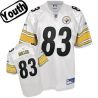 Cheap Heath Miller Steelers Youth Jersey #83 White From China