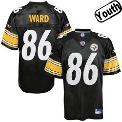 Cheap Hines Ward Steelers Youth Jersey #86 Black From China
