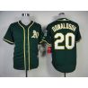 Cheap Josh Donaldson Athletics Jersey From China #20 Green 2014 new