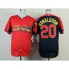 Cheap Josh Donaldson Athletics Jersey From China #20 Red-Blue American League