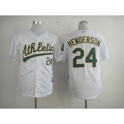 Cheap Rickey Henderson Athletics Jersey From China #24 White