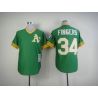 Cheap Rollie Fingers Athletics Jersey From China #34 Green throwback