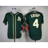 Cheap Coco Crisp Athletics Jersey From China #4 Green 2014 new