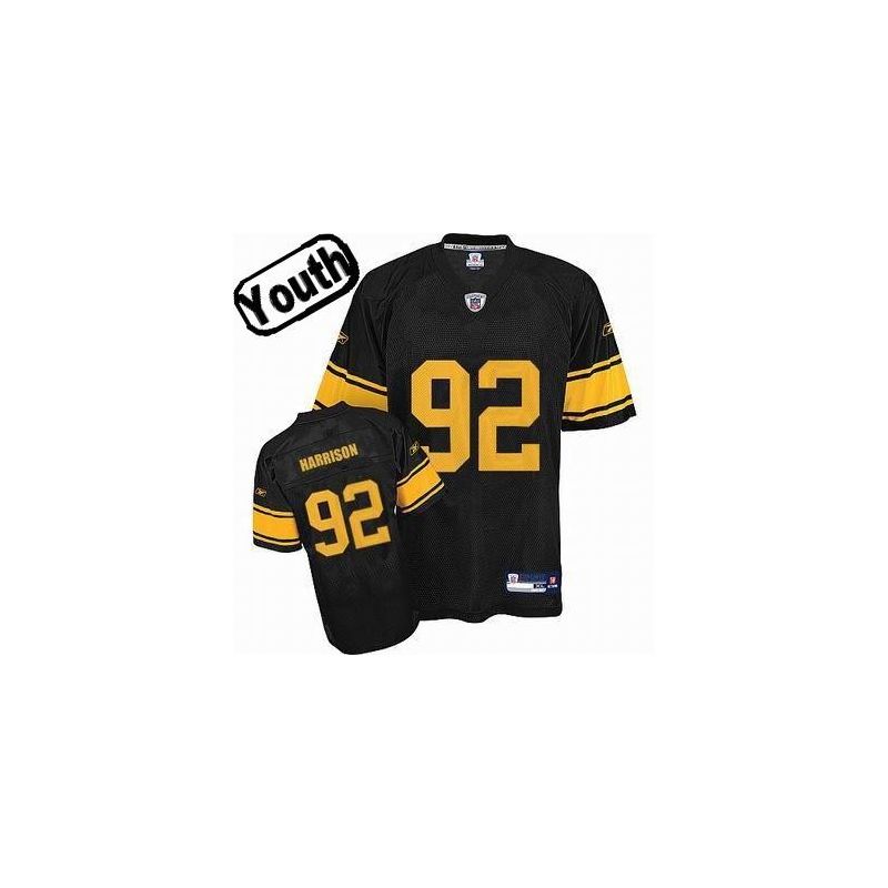 Cheap James Harrison Steelers Youth Jersey #92 Black Yellow number From China Cheap James Harrison Steelers Youth Jersey #92 Black Yellow number From China