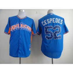 Cheap Yoenis Cespedes Athletics Jersey From China #52 Blue 2013 All-Star