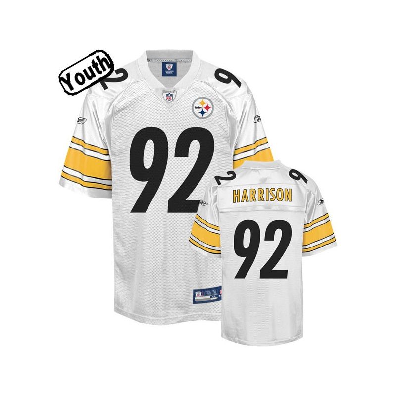 Cheap James Harrison Steelers Youth Jersey #92 White From China Cheap James Harrison Steelers Youth Jersey #92 White From China