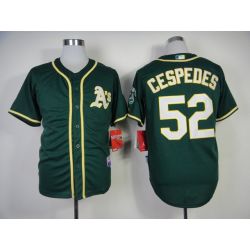 Cheap Yoenis Cespedes Athletics Jersey From China #52 Green 2014 new