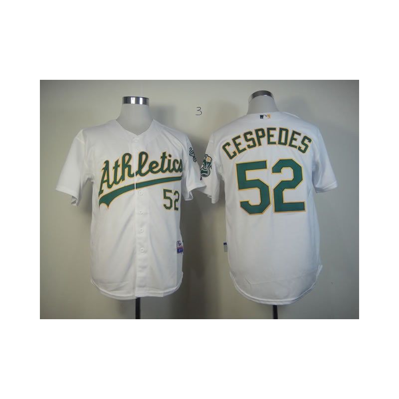 Cheap Yoenis Cespedes Athletics Jersey From China #52 White