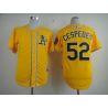 Cheap Yoenis Cespedes Athletics Jersey From China #52 Yellow