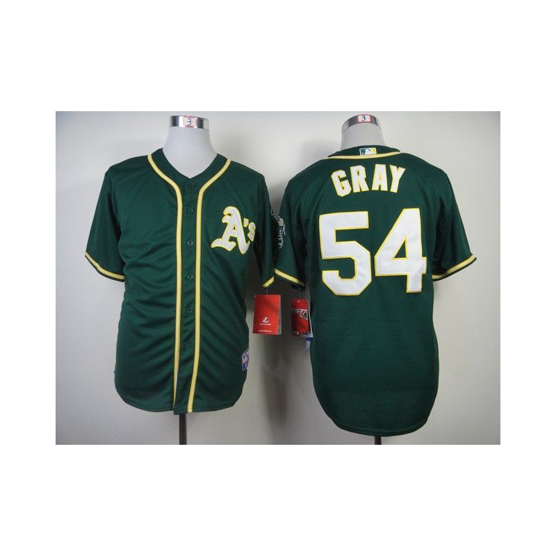 Cheap Sonny Gray Athletics Jersey From China #54 Green 2014 new