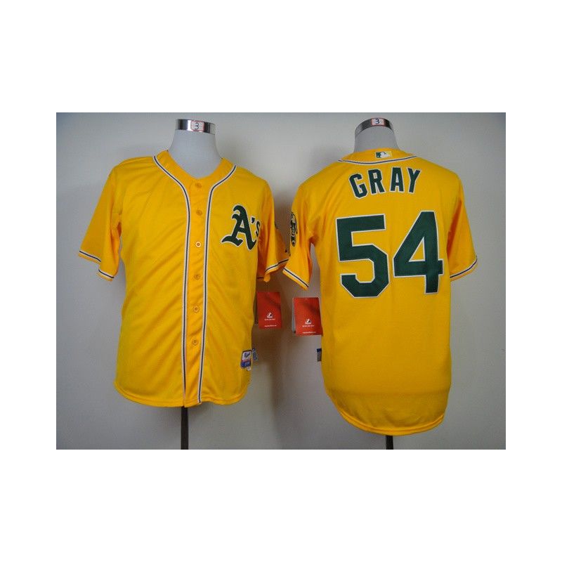 Cheap Sonny Gray Athletics Jersey From China #54 Yellow