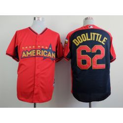 Cheap Sean Doolittle Athletics Jersey From China #62 Red-Blue American League