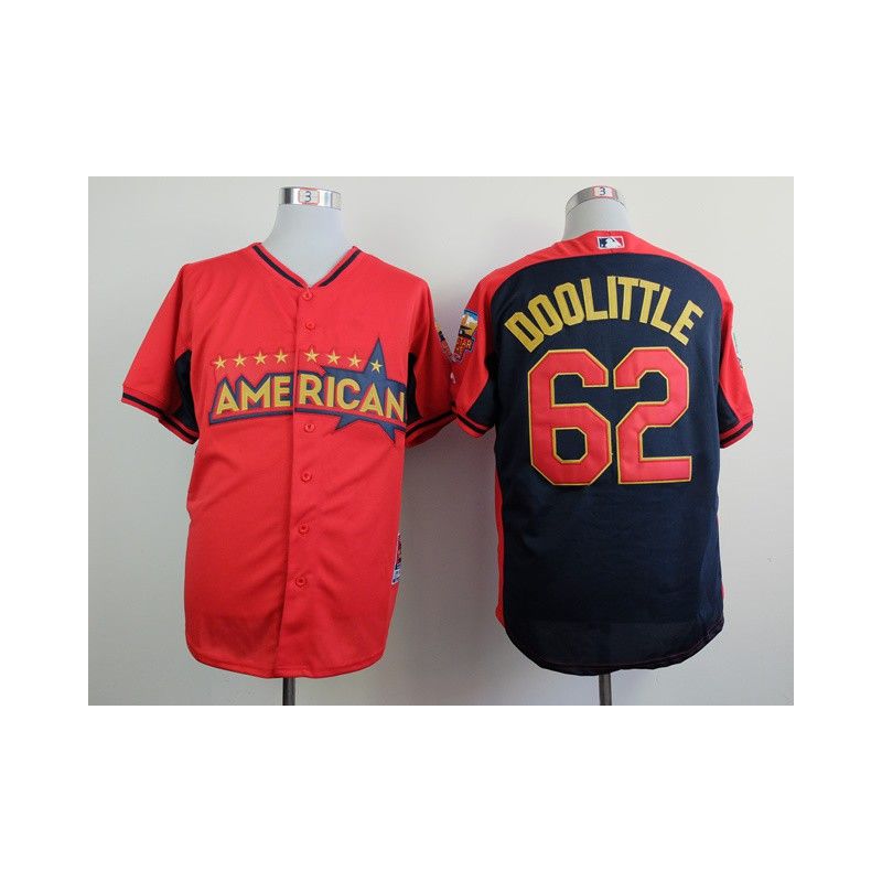 Cheap Sean Doolittle Athletics Jersey From China #62 Red-Blue American League