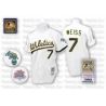 Cheap Walt Weiss Athletics Jersey From China #7 White throwback 1989