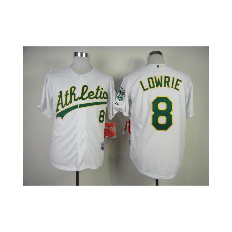 Cheap Jed Lowrie Athletics Jersey From China #8 White