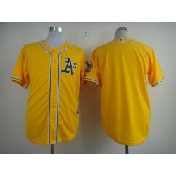 Cheap Athletics Jersey From China Yellow Blank