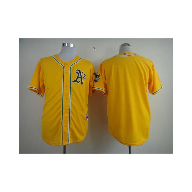 Cheap Athletics Jersey From China Yellow Blank