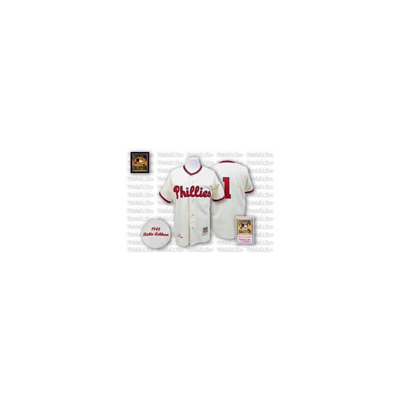 Cheap Richie Ashburn Phillies Jersey From China #1 throwback 1948 Cheap Richie Ashburn Phillies Jersey From China #1 throwback 1948