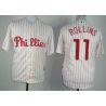 Cheap Jimmy Rollins Phillies Jersey From China #11 White