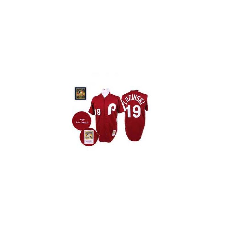 Cheap Greg Luzinski Phillies Jersey From China #19 Red throwback 1979 Cheap Greg Luzinski Phillies Jersey From China #19 Red throwback 1979