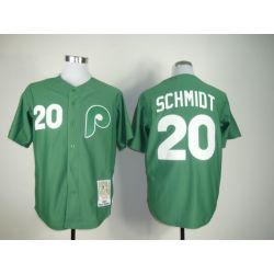 Cheap Mike Schmidt Phillies Jersey From China #20 Green