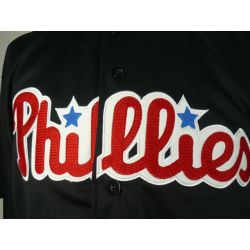 Cheap Chase Utley Phillies Jersey From China #26 Black