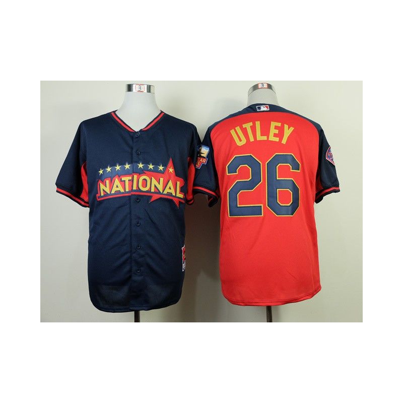 Cheap Chase Utley Phillies Jersey From China #26 Blue-Red National League Cheap Chase Utley Phillies Jersey From China #26 Blue-Red National League