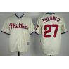 Cheap Placido Polanco Phillies Jersey From China #27 Cream