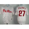 Cheap Placido Polanco Phillies Jersey From China #27 White