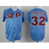 Cheap Steve Carlton Phillies Jersey From China #32 Blue Throwback