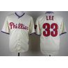 Cheap Cliff Lee Phillies Jersey From China #33 Cream