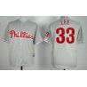 Cheap Cliff Lee Phillies Jersey From China #33 Grey