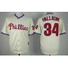 Cheap Roy Halladay Phillies Jersey From China #34 Cream