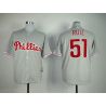 Cheap Carlos Ruiz Phillies Jersey From China #51 Grey