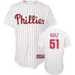 Cheap Carlos Ruiz Phillies Jersey From China #51 White