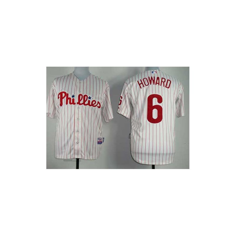 Cheap Ryan Howard Phillies Jersey From China #6 White