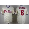 Cheap Juan Samuel Phillies Jersey From China #8 Cream