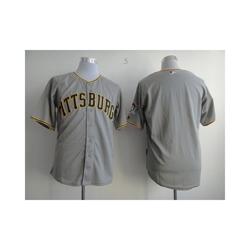 Cheap Pirates Jersey From China Grey Blank Cheap Pirates Jersey From China Grey Blank