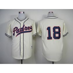 Cheap Carlos Quentin Padres Jersey From China #18 Cream throwback 1948
