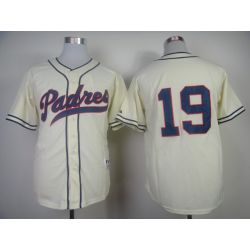 Cheap Tony Gwynn Padres Jersey From China #19 Cream throwback 1948