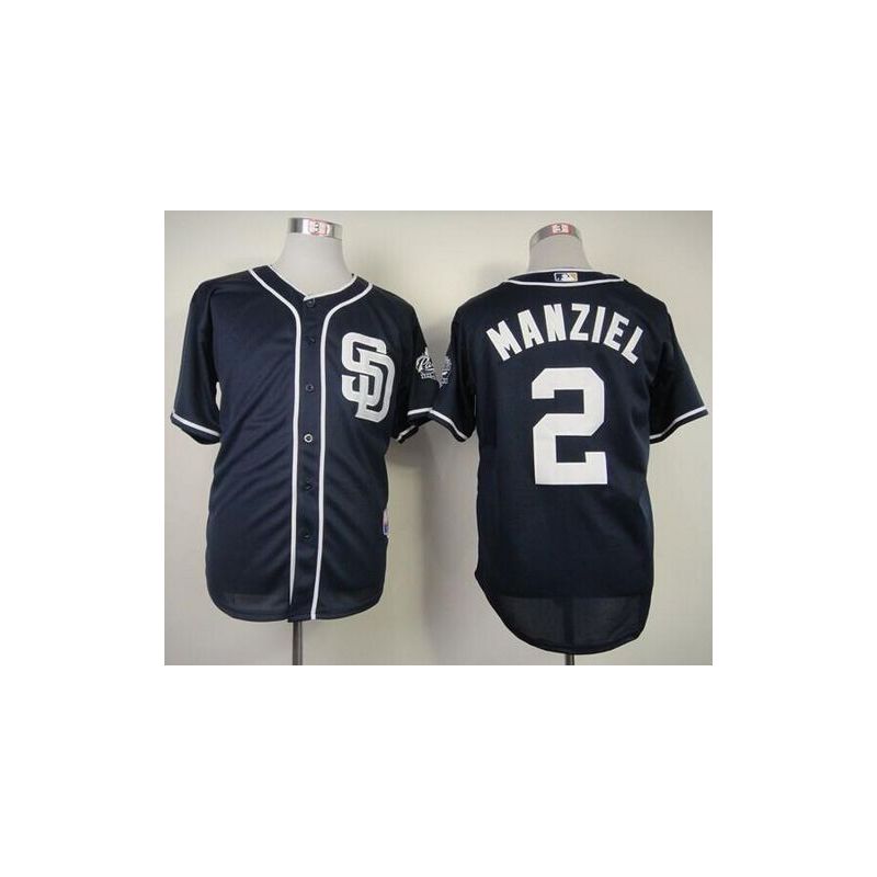 Cheap Johnny Manzie Padres Jersey From China #2 Blue Cheap Johnny Manzie Padres Jersey From China #2 Blue