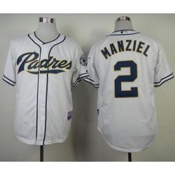 Cheap Johnny Manzie Padres Jersey From China #2 White