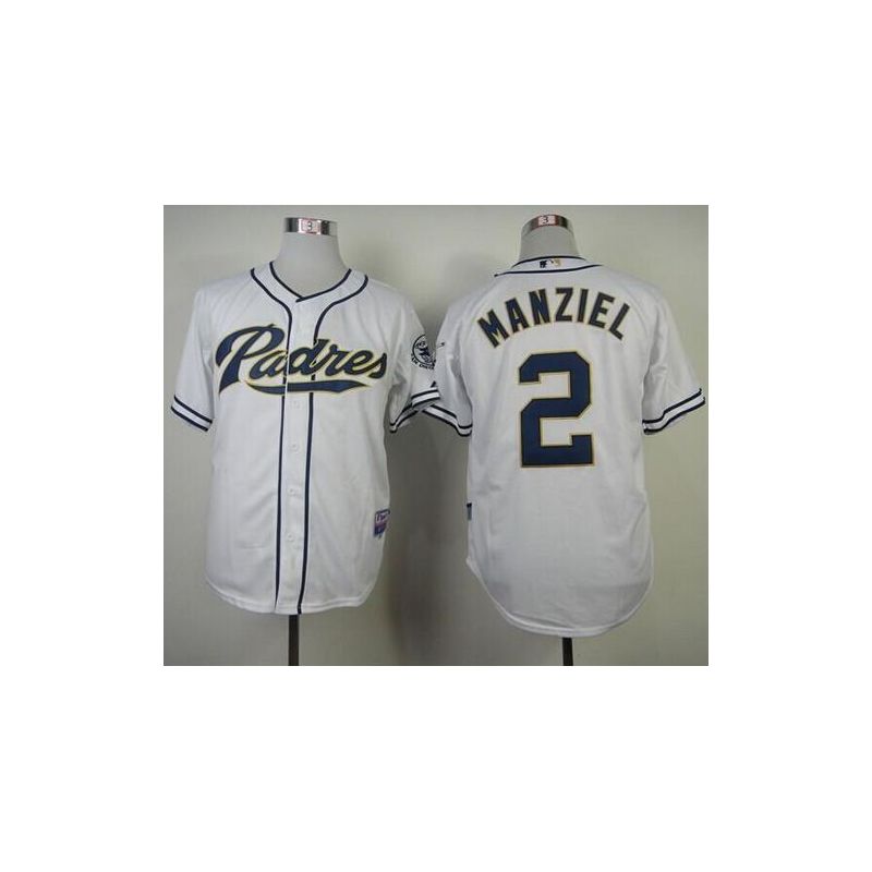 Cheap Johnny Manzie Padres Jersey From China #2 White Cheap Johnny Manzie Padres Jersey From China #2 White