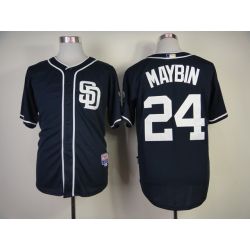 Cheap Cameron Maybin Padres Jersey From China #24 Blue