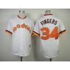 Cheap Rollie Fingers Padres Jersey From China #34 White throwback 1984