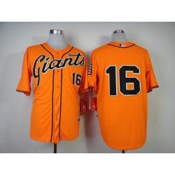 Cheap Angel Pagan Giants Jersey From China #16 Orange 2014 new
