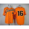 Cheap Angel Pagan Giants Jersey From China #16 Orange 2014 new